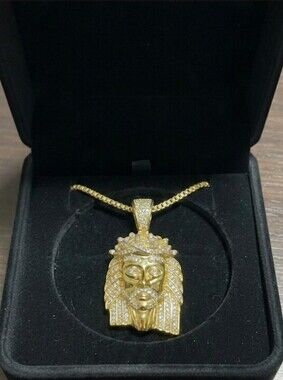 Icey Jesus Lion of Judah Pendant